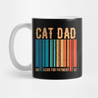 Cat Dad Scan For Payment Mug